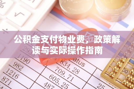 文登公积金支付物业费，政策解读与实际操作指南