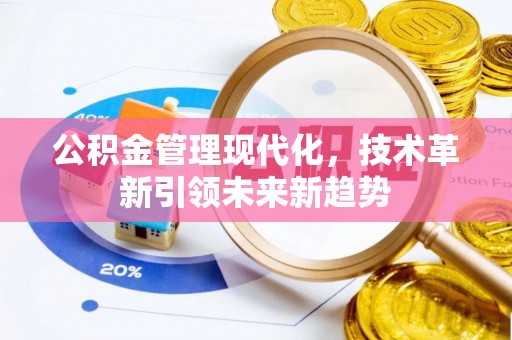 文登公积金管理现代化，技术革新引领未来新趋势