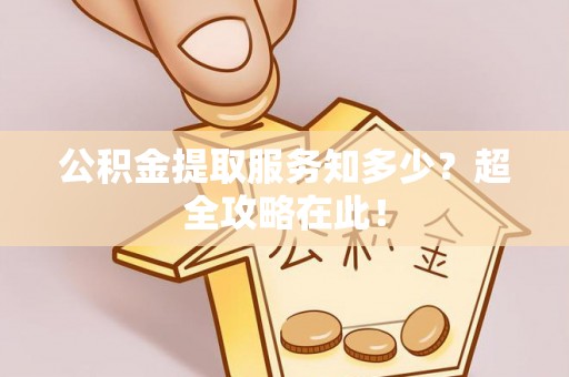 文登公积金提取服务知多少？超全攻略在此！