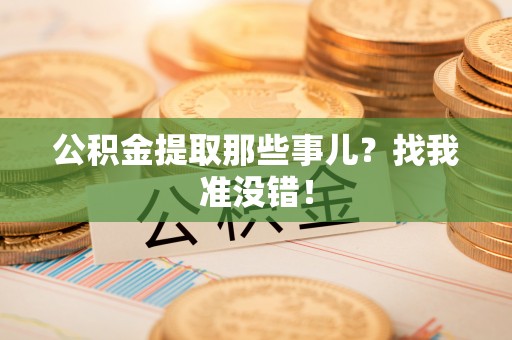 文登公积金提取那些事儿？找我准没错！