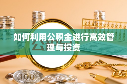 文登如何利用公积金进行高效管理与投资